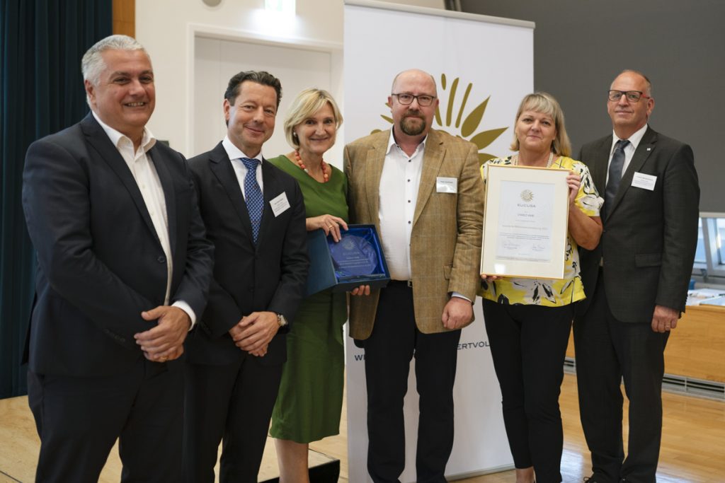 EUCUSA Award Verleihung an die VAMED-KMB Geschäftsführung für exzellente Mitarbeiterorientierung